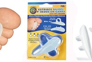 Estribos Siligel para Dedos em Garra Tipo Encaixe Interdigital - Orthopauher